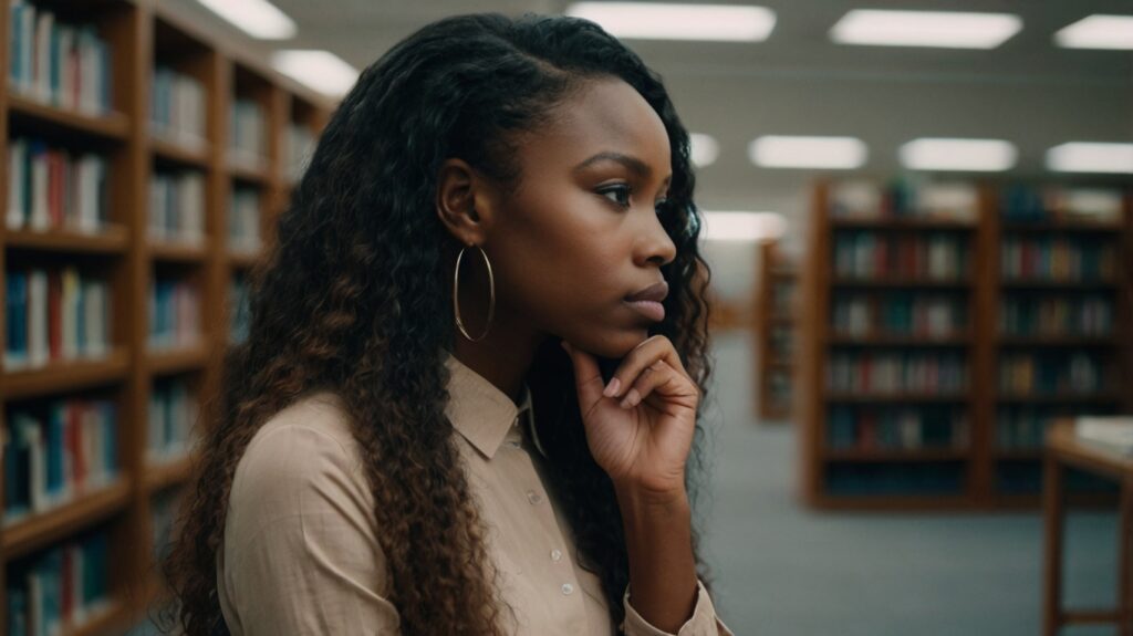 What is the kingdom of god? This African-American woman is pondering what it is